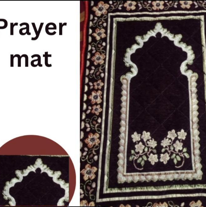 Velvet Embossed Prayer Mat