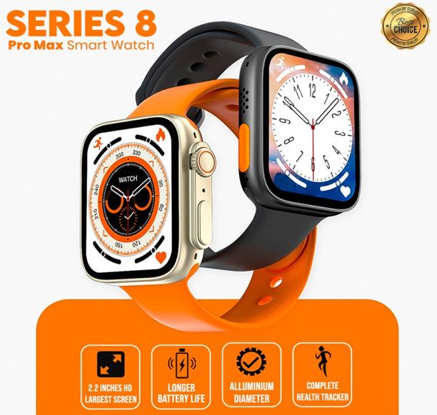 Series 8 Pro Max Smart Watch Black