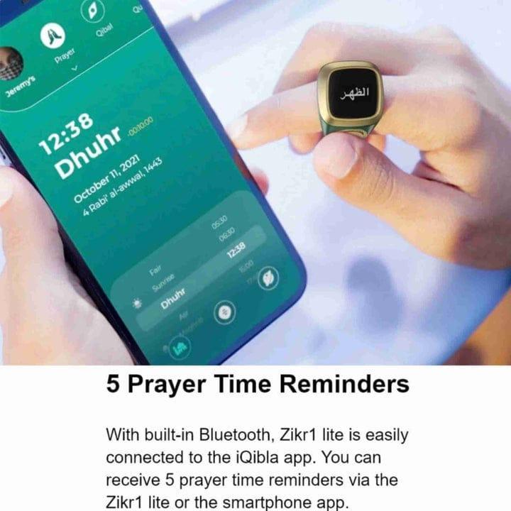 World's First Smart Digital Tasbih Zikr Ring