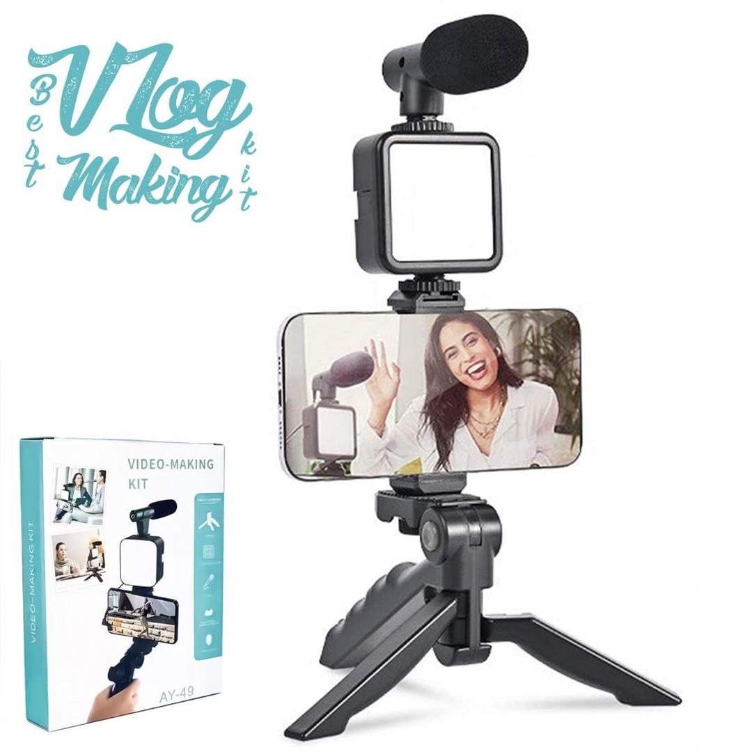 Multi-Functional Tripod Stand with Microphone