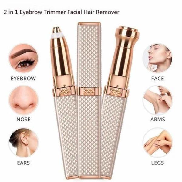 2 In 1 Painless Face Remover And Trimmer Tool