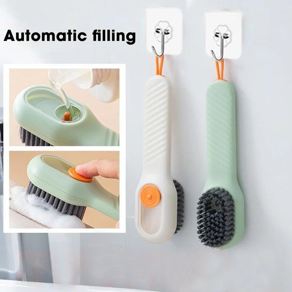 1pc Multifunctional Brush With Soap Dispenser