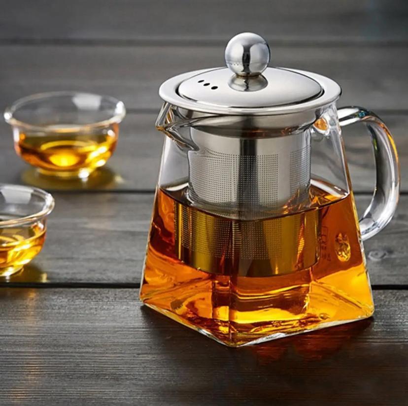 Glass Tea Pot With Infuser, 750m